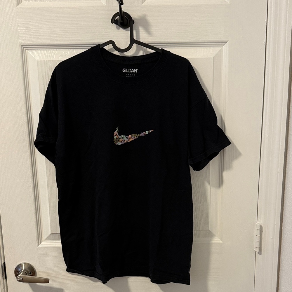 Hand made embroidered Nike shirt